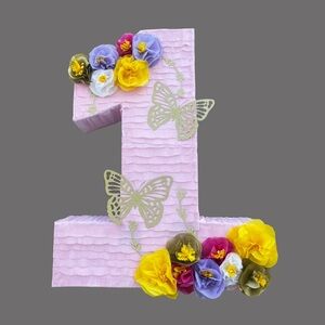 #1 Piñata florals and butterflies
